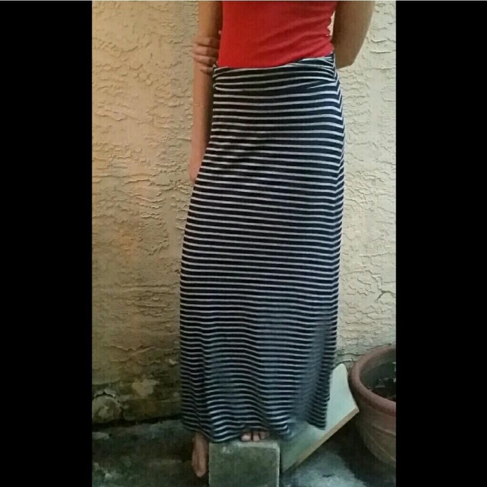 J. Crew striped skirt